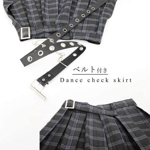 原宿系 ダンス衣装 ベルト付き 韓国風 原宿系 ダンス衣装 ベルト付き 韓国風 スカート セクシーアシンメトリー 演出服 コスプレスカート 80JIAYI-002