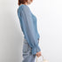レディース ニットトップス 韓国 秋服 vネック ニットソー ぽわん袖 シースルー シフォン袖 異素材切替 トップス きれいめ ケーブル編み セーター 大人 80JMM-001