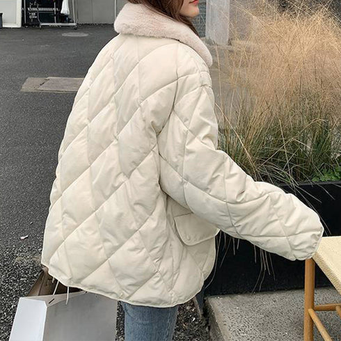キルティングブルゾン 中綿ジャケット韓国 エコダウンジャケット レディース 羽織る ZIPミドル丈ブルゾン 防寒 アウター 通勤通学 ゆったり キルティングコート 80KAIBO-001