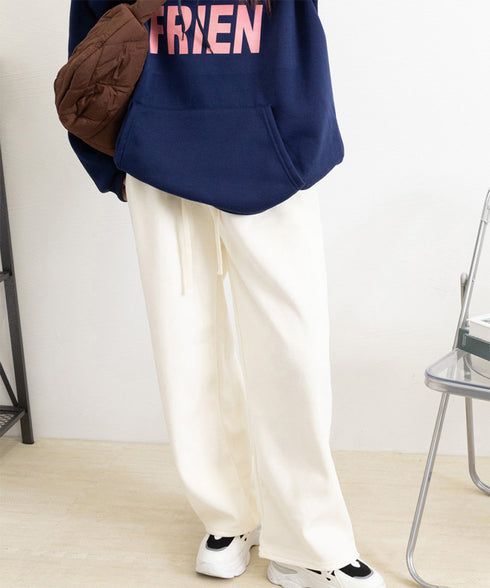 裏起毛 コーデュロイパンツ レディース冬 ロングパンツ ハイウエスト カジュアルワイドパンツ ウエストゴム 暖かいボトムス 韓国風 無地イージーパンツ 着やせ美脚 80MAIZHAN-001