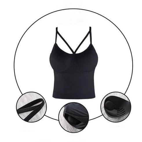 キャミソール カップ付きブラキャミ 韓国 インナートップス レディース ベアトップブラ クロスストラップ チラ見え 美胸ブラトップ セクシー胸元 下着 大人コーデ 80MEILING-001