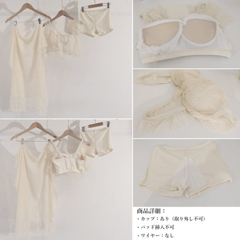 水着レディース 体型カバー水着3点セット ブラトップス ボクサーパンツ 巻きスカート 水着セット 露出少なめセクシー水着 温泉大人可愛い 韓国風スイムウエア 6色 80MIAOMIAO-005