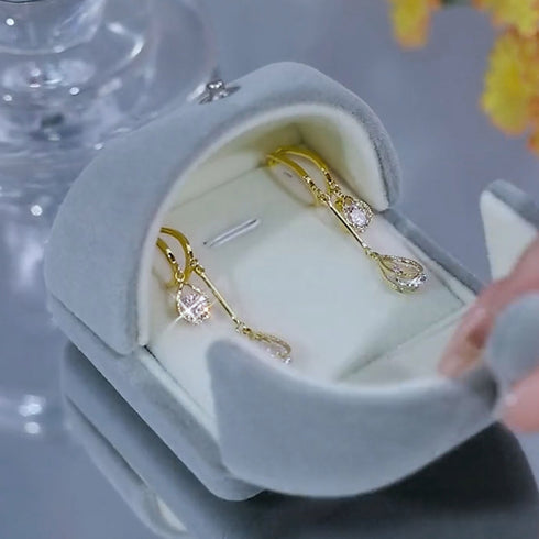 ドロップ ロングピアス レディース 小顔 きらきら 結婚式 アクセサリー ジュエリー 揺れる きれいめ パーティーピアス プチプラ ピアス フェミニン 耳飾り女性 80MINGHANG-005