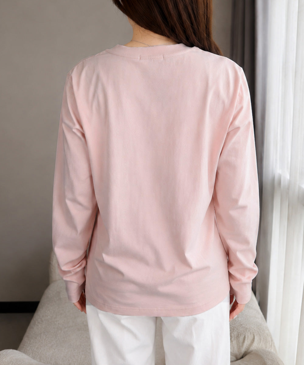 長袖TシャツカットソークルーネックロンT 詳細画像19