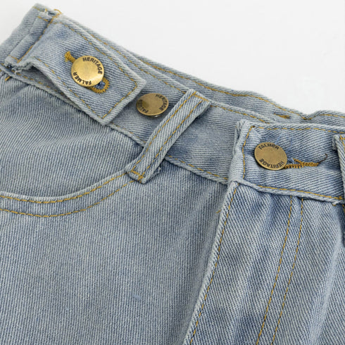 デニム ショートパンツ レディース韓国風 ハイウエスト ショーパン デニムワイドパンツ 春夏秋 ホットパンツ ゆったり ロールアップ 短パン カジュアル ボトムス 80NNYS-001