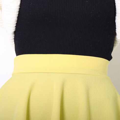 サーキュラースカート フレアスカート レディース ミニスカート aラインスカート ハイウエスト 可愛い 春夏秋冬 スカート ショート丈 無地 脚長 キュート 80RENF-001