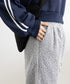 ワイドパンツ レディース イージーパンツ ハイウエストストレートパンツ 裏起毛ノーマル2タイプ ウエストゴム リラックスパンツ 着やせ 斜めストライプロングパンツ 80RTONG-002
