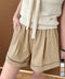 梯子レースショートパンツハーフパンツ夏服 レディース ハイウエスト短パン おしゃれ可愛い ゆったりショーパン ウエストゴムキュロットボトムスきれいめ 裾透かし彫り 80SANSHI-001