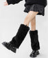 フェイクファーレッグウォーマー モコモコ 足首ウォーマー レディース ボリューム レックカバー 履きやすい 防寒グッズ 暖かい コスチューム 秋冬 靴下 JK美脚 80SUJIE-001