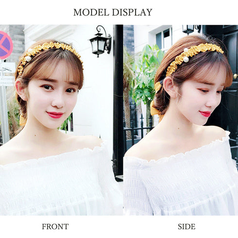 パール カチューシャ レディース パール カチューシャ レディース 髪飾り ヘアバンド 髪留め ヘアアクセサリー おしゃれヘッドバンド シュシュ 80TENGZ-001