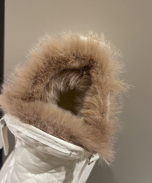 ムートンブーツ キルティング裏起毛ブーツ レディース 防寒防滑ショート丈ブーツ あったかボアブーツ もこもこ スノーシューズ 疲れない ウィンターブーツ 韓国冬靴 80TONGTAI-019