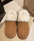 ファーサボサンダル厚底レディースモカシン もこもこ ムートンスリッポン 裏起毛ローファー 暖かいふわふわスリッポン ファーパンプス 保温防寒靴 オシャレ裏ボア冬靴 80TONGTAI-023