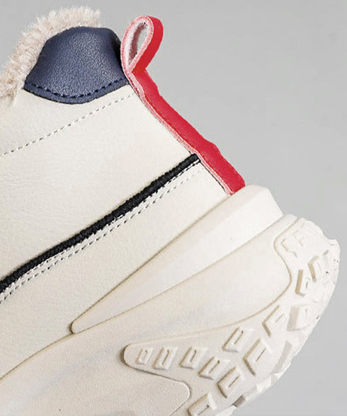 裏起毛 厚底スニーカー ハイカット韓国風 レディース レースアップスニーカー 美脚脚長 歩きやすいシューズ 疲れない ボリュームソール 秋冬 おしゃれ 暖か厚底靴 80TONGTAI-025