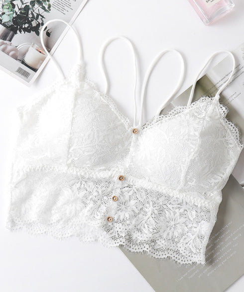 カップ付きキャミソール 総レースインナー レディース ショート丈 インナーキャミソール おしゃれ レイヤード ノンワイヤーブラキャミ ブラトップ肌着 細肩紐キャミ 80XRUI-001
