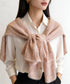 大判ワッシャーストールレーストリム春夏秋 レディースレース裾ショール 軽薄透け感 大きめシアースカーフUV対策冷房対策 柔らか無地 リネンストール大人可愛い羽織り 80YFA-001