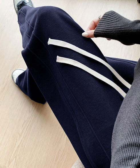 スウェットパンツ レディースワイドパンツ カジュアル ウエストゴム ロングパンツ ハイウエスト リラックスパンツ ゆったり ストレートパンツ 楽ちんイージーパンツ 80YIGL-003