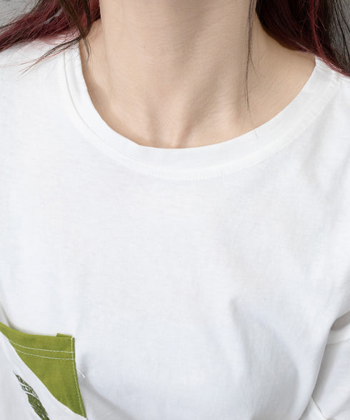 オーバーサイズTシャツチュニックtシャツ 韓国風半袖Tシャツ クルーネックカットソー ゆったりプルオーバー 楽ちん体型カバーTシャツワンピースロゴ 大人カジュアル 80YIGL-010