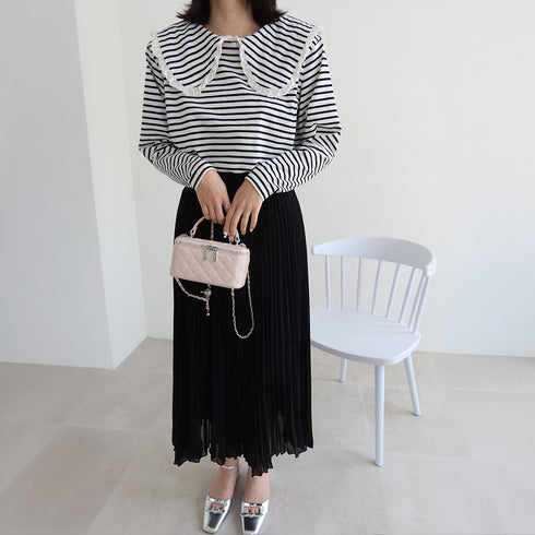 プリーツガウチョパンツ 韓国 スカーチョ レディース シフォンフレアパンツ 体型カバー ゆったりスカンツ 大人お洒落 ボトムスハイウエスト きれいめ 着やせズボン 80ZHUIMENG-015