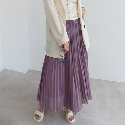 プリーツガウチョパンツ 韓国 スカーチョ レディース シフォンフレアパンツ 体型カバー ゆったりスカンツ 大人お洒落 ボトムスハイウエスト きれいめ 着やせズボン 80ZHUIMENG-015