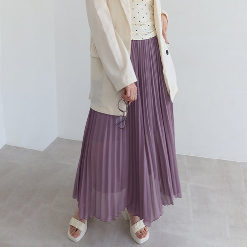 プリーツガウチョパンツ 韓国 スカーチョ レディース シフォンフレアパンツ 体型カバー ゆったりスカンツ 大人お洒落 ボトムスハイウエスト きれいめ 着やせズボン 80ZHUIMENG-015