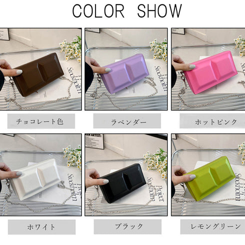 ボックスバッグ レディース 肩掛け ミニショルダーバッグ 小さめ スクエアバッグ チェーンバッグ おしゃれ スマホポシェット 81SSHXB-008
