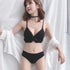 ブラジャーショーツセット ブラジャーショーツセット ノンワイヤーブラ らくらく盛れる ビスチェ 大人可愛い 美胸 上下セット 81XINYX-003