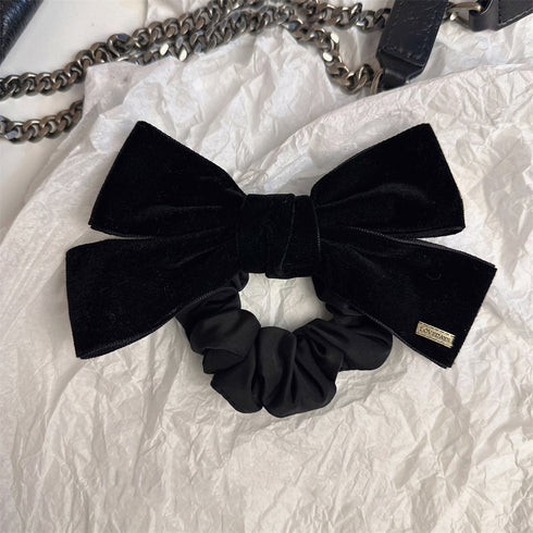 ヘアアクセサリー リボン ヘアゴム レディース ヘアアレンジ シュシュ おしゃれ シンプル かわいい 大ぶり カジュアル オルチャン 髪飾り 髪留め 雑貨 82HARU-012