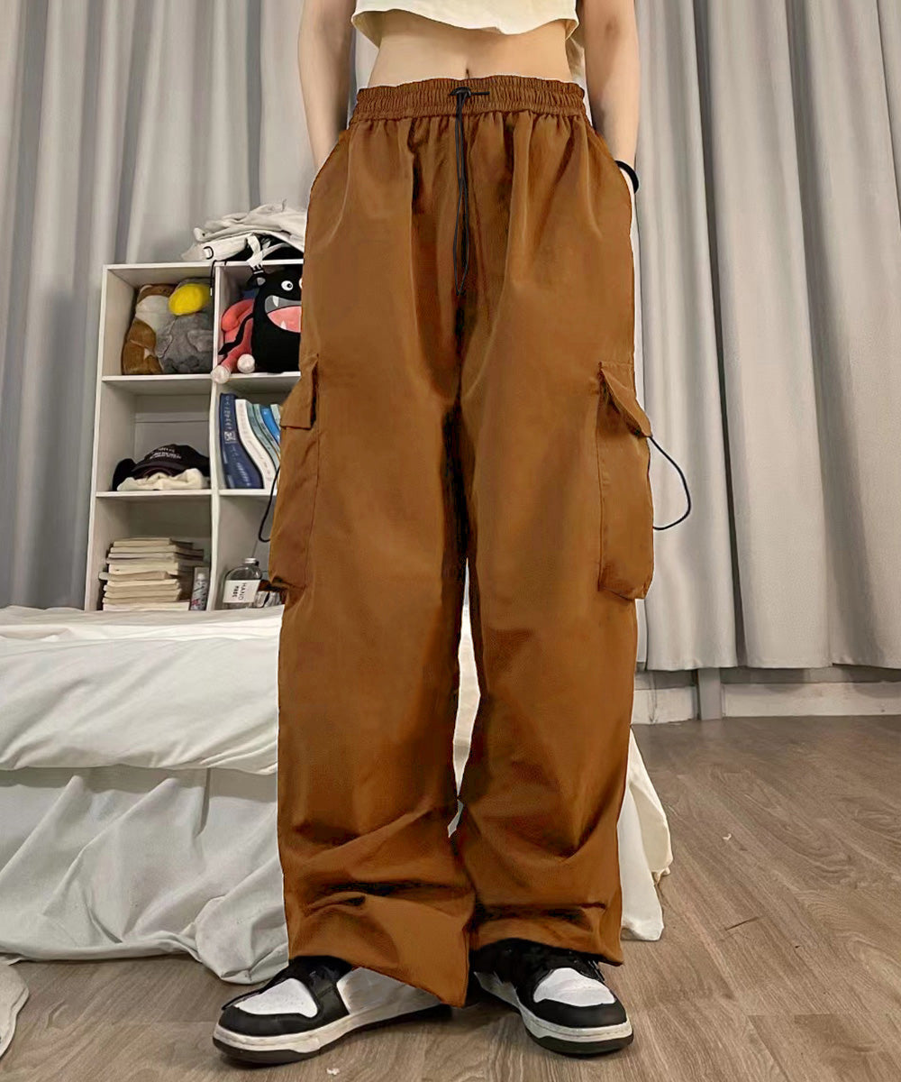 カーゴパンツ ジョガーパンツ レディース キャメル