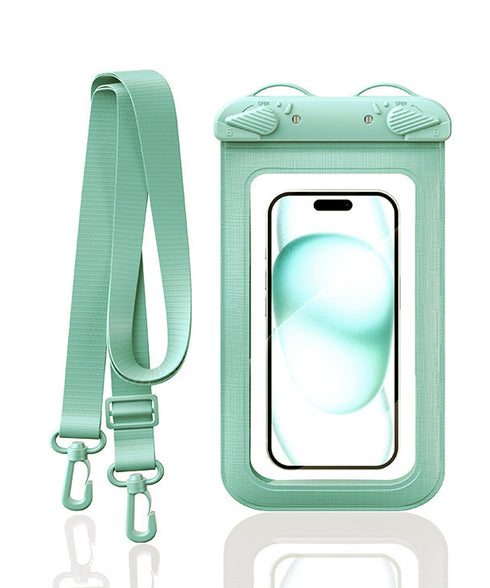 スマホ防水ケース タッチ可 スマホポーチ 水中撮影 ストラップ付き 携帯防水ケース お風呂 水泳砂浜スマートフォン防水ケース 全機種対応 指紋認証 防水ポーチ夏海 83DDLQ-002