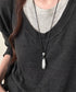 ドロップモチーフロングネックレス 韓国風 アクセサリーレディース大人可愛い シンプルネックレス長さ調節可能 プチプラニュアンスペンダントおしゃれ女性きれいめ首飾り 83YINGY-001