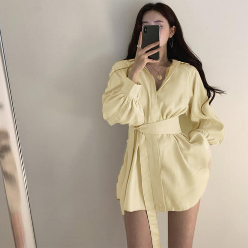セットアップ レディース 春夏 シャツ 韓国 長袖シャツブラウス ショートパンツ 2点セット きれいめ ボリューム袖 カーディガン パフスリーブ トップス 83BIX-005