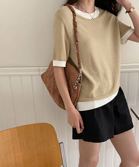 ショートパンツ レディース美脚ショーパン ポケット付き 着やせ 短パン ハイウエスト 夏ボトムス ベーシックショーパン ウエストゴム カジュアルパンツ無地 涼しげ 83CHENXN-004