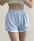 ハートポイントショートパンツ 夏服部屋着 レディース ハイウエストショーパン ワンポイント 着やせ短パン カジュアルスポーツパンツ リラックススウェット服 運動着 83CWSLF-001