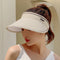 韓国サンバイザー つば広 レディース 夏 折りたたみサンバイザー おしゃれ スポーツ帽子 運動登山日よけ帽子 自転車 飛ばない 日焼け防止帽子 釣り 遮光キャンプ 83DBANG-001