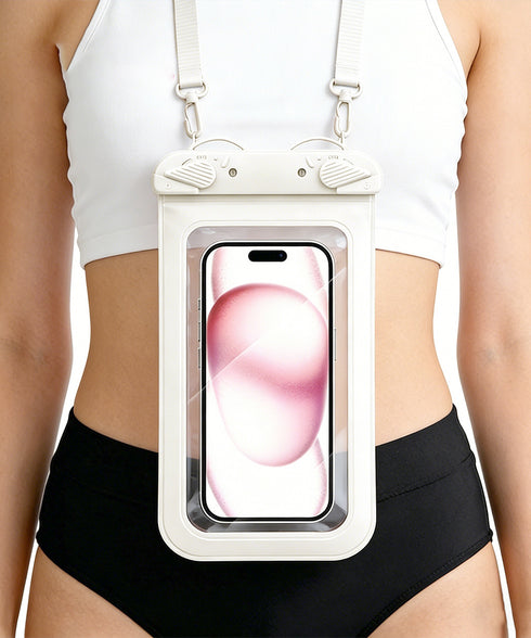 スマホ防水ケース タッチ可 スマホポーチ 水中撮影 ストラップ付き 携帯防水ケース お風呂 水泳砂浜スマートフォン防水ケース 全機種対応 指紋認証 防水ポーチ夏海 83DDLQ-002