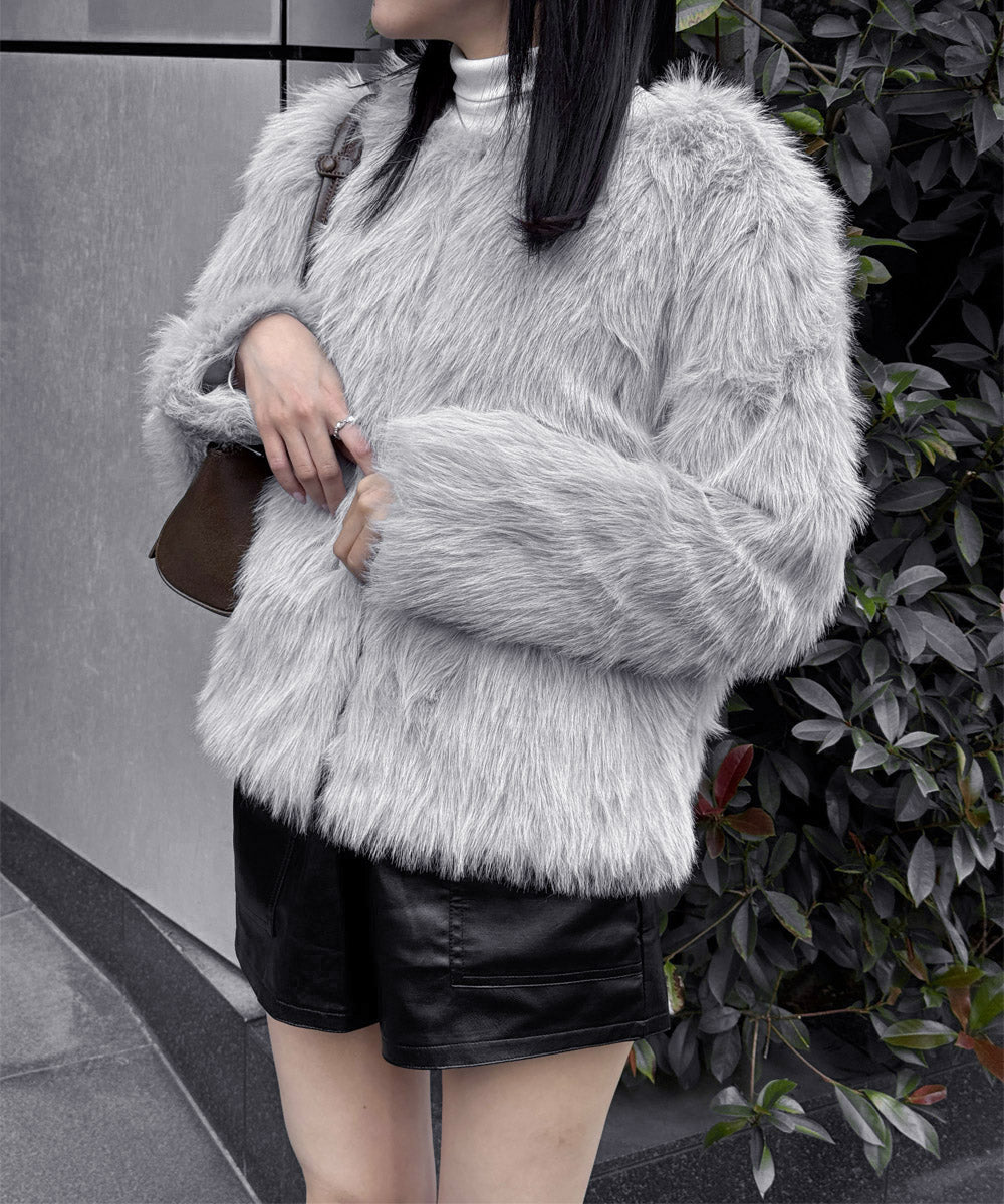 エコファーコート ファージャケット 冬服