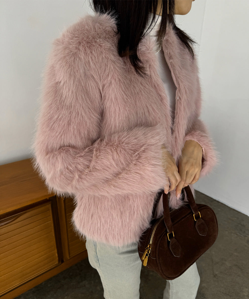 エコファーコート ファージャケット 冬服