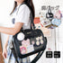 痛バッグ ショルダースクールバッグ高校生 可愛い 2WAY スクールBAG 肩掛け PUレザー 斜め掛けかばん クリア 学生カバン トートバッグ通学バッグA4韓国 83HANC-001