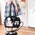 痛バッグ ショルダースクールバッグ高校生 可愛い 2WAY スクールBAG 肩掛け PUレザー 斜め掛けかばん クリア 学生カバン トートバッグ通学バッグA4韓国 83HANC-001