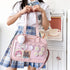 痛バッグ ショルダースクールバッグ高校生 可愛い 2WAY スクールBAG 肩掛け PUレザー 斜め掛けかばん クリア 学生カバン トートバッグ通学バッグA4韓国 83HANC-001