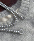 フェイクパールネックレスロングネックレス レディース 2way 二重 重ね付けパールネックレス プチプラ おしゃれジュエリー 女性用 アクセサリー きれいめ首飾り 83KAQILUO-001