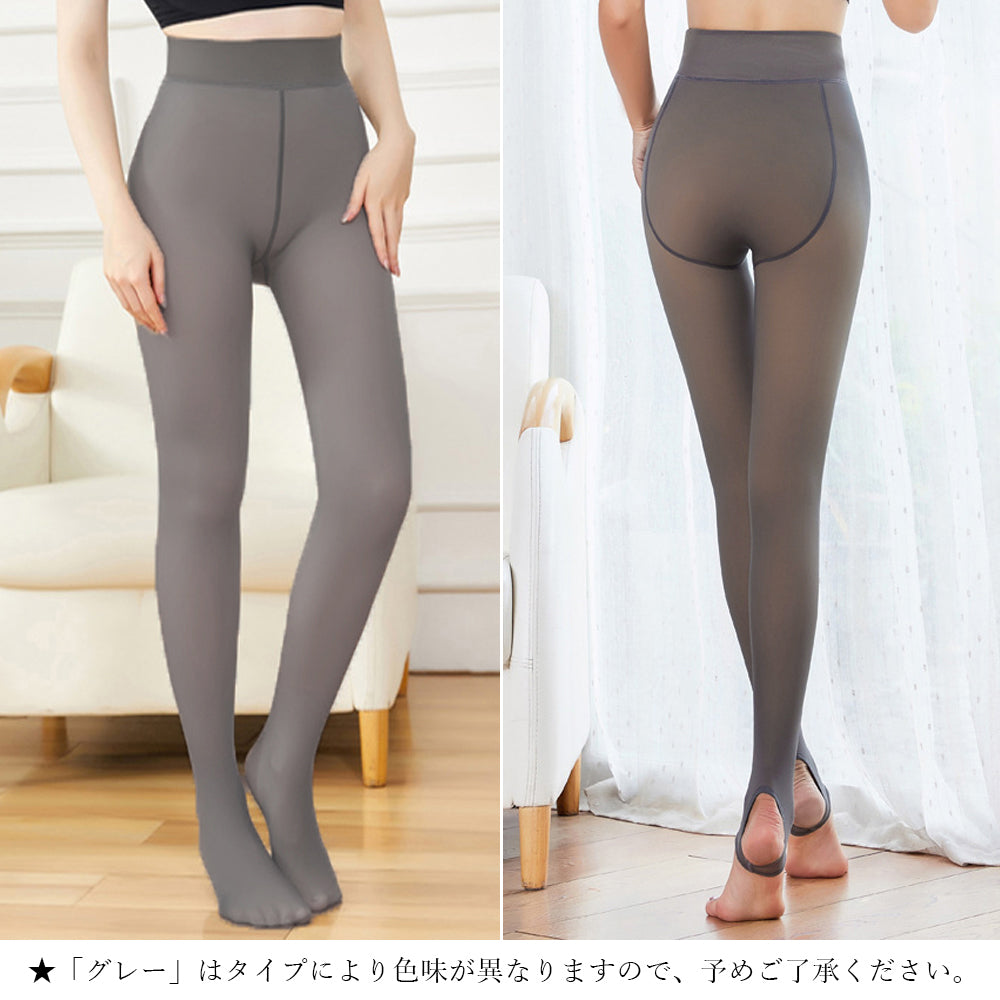 フェイクタイツ 薄型ストッキング風タイツ