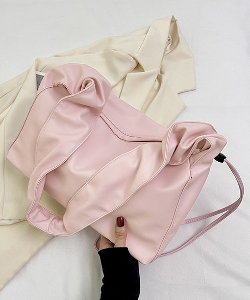 ギャザーショルダーバッグ ドロストバッグ レディース ドロストショルダーバッグ 2WAY ボディバッグ 軽量 大人カジュアル ワンショルダーバッグ フェイクレザー 83MAOREN-001