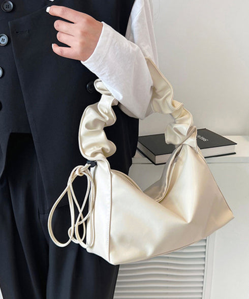 ギャザーショルダーバッグ ドロストバッグ レディース ドロストショルダーバッグ 2WAY ボディバッグ 軽量 大人カジュアル ワンショルダーバッグ フェイクレザー 83MAOREN-001