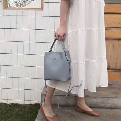 ショルダーバッグ 2wayバケットバッグ レディース 通勤通学 ハンドバッグ カジュアル ポシェット 肩掛けカバン スクエア 大人かわいい 手提げ鞄 韓国風全5色 83PJW-001