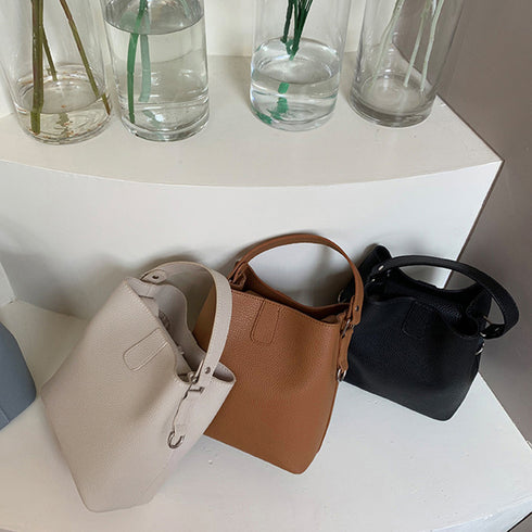 ショルダーバッグ 2wayバケットバッグ レディース 通勤通学 ハンドバッグ カジュアル ポシェット 肩掛けカバン スクエア 大人かわいい 手提げ鞄 韓国風全5色 83PJW-001