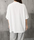 オーバーサイズTシャツ無地半袖レディース ゆったり おしゃれカットソー クルーネック ビッグtシャツ 大人カジュアルトップス 五分袖 体型カバー夏服 韓国風楽ちん 83QIANHUI-001