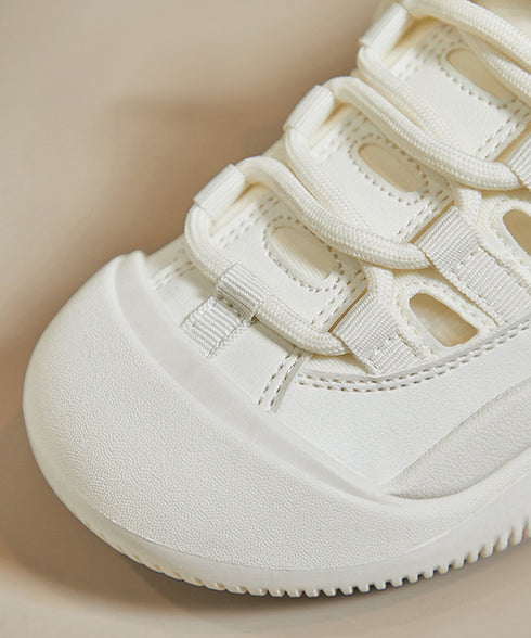 スニーカー レディース 通気性スニーカー レースアップ ローカットシューズ 歩きやすい スニーカー サンダル 疲れない 通勤通学靴 春夏 美脚 履きやすい 韓国風 83SURUI-001