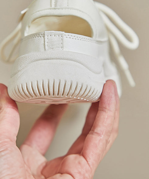 スニーカー レディース 通気性スニーカー レースアップ ローカットシューズ 歩きやすい スニーカー サンダル 疲れない 通勤通学靴 春夏 美脚 履きやすい 韓国風 83SURUI-001