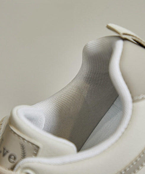 厚底スニーカー レディース ローカット靴 おしゃれ フラットシューズ 韓国風 レースアップ靴 美脚脚長 歩きやすい靴 バイカラーPUレザースニーカー カジュアル靴 83SURUI-002